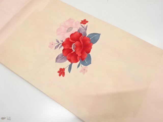 JAPANESE KIMONO / FLOWER PATTERN WEAVING NAGOYA OBI